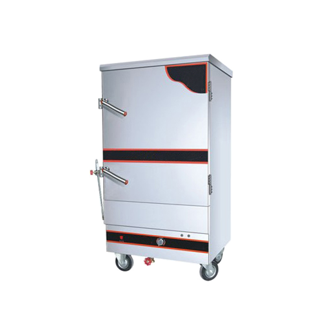 Commercial Stainless Steel 400L Luxury Overall Foaming Gas Rice Food Steamer For Restaurant