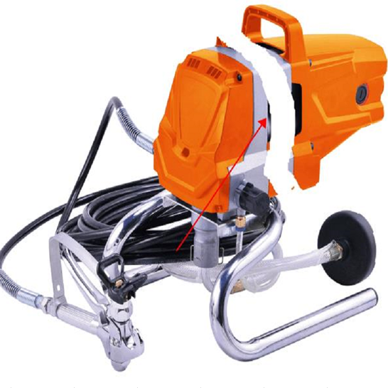 HD2100 DIY распылитель 1010 л Вт Электрический безвоздушный краскопульт