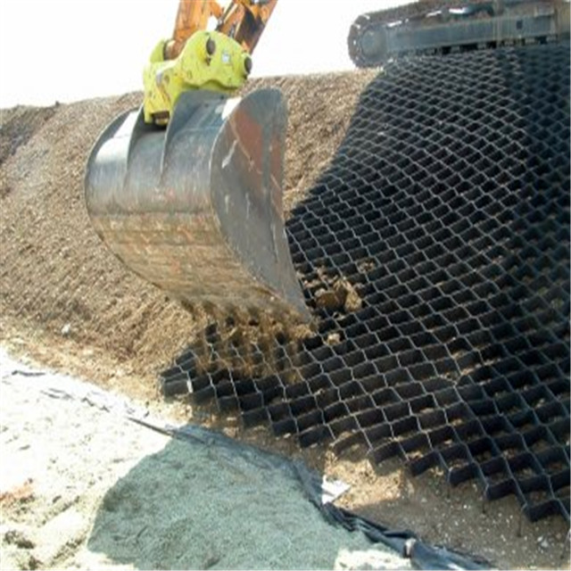 Геоцелл HDPE для стабилизации склона