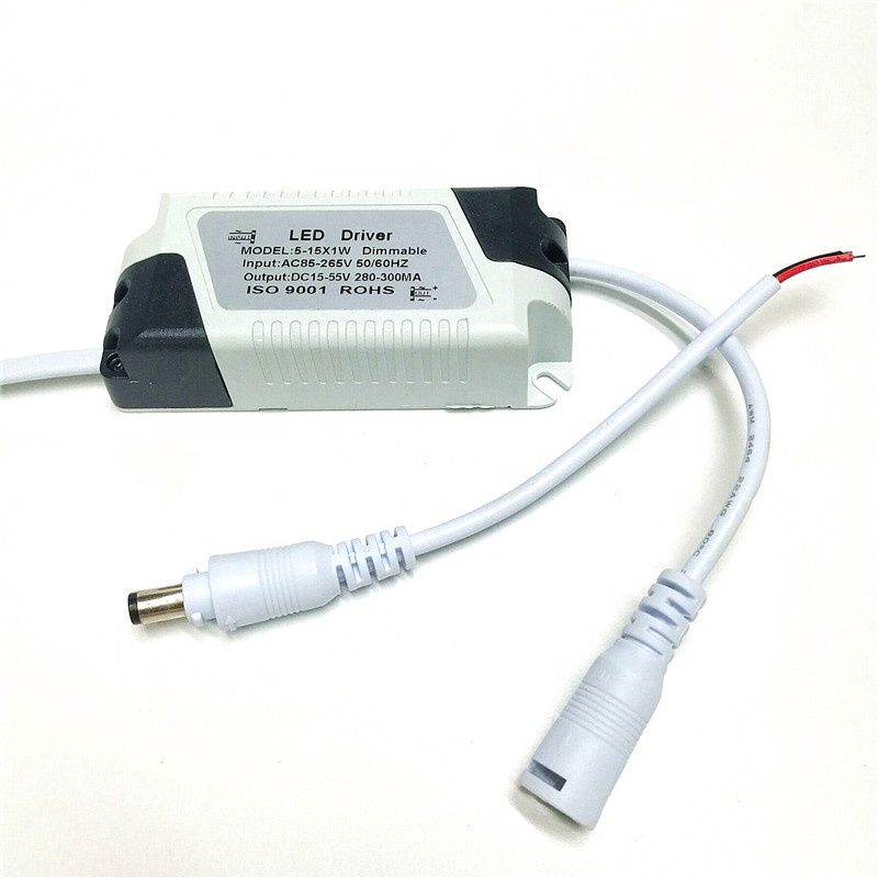 Внешний блок питания Dimming Driver 5-15*1 Вт 15-25 Вт LED Dimmable Панель Light Drive 6 Вт 7 Вт 8 Вт 9 Вт 12 Вт 15 Вт 18 Вт