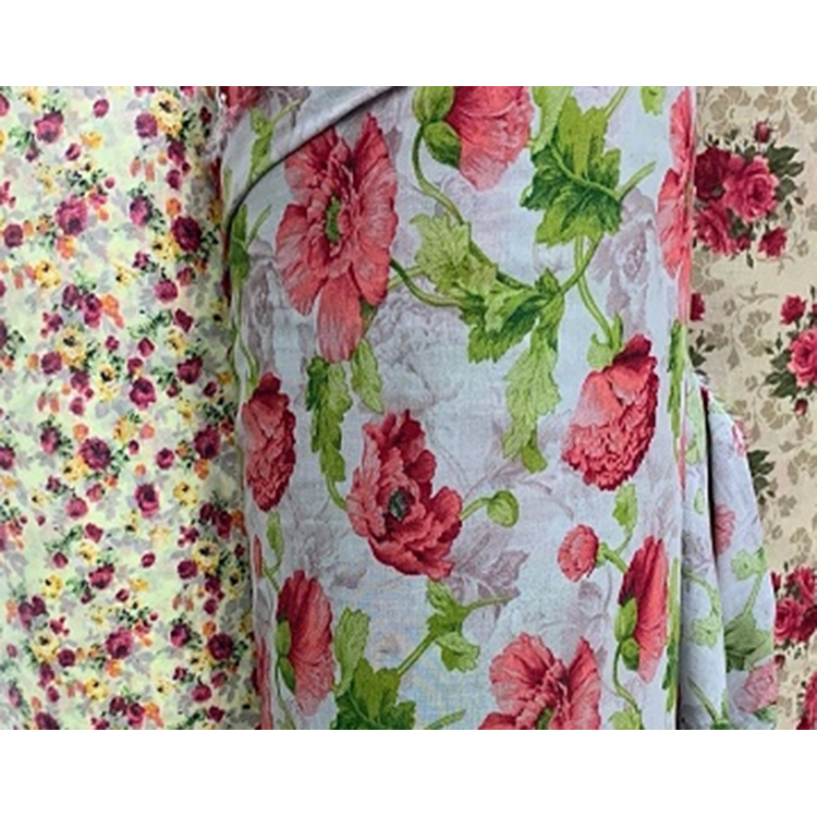 57"/58" 60s 90*88 Combing Woven Print Cotton Voile Fabrics For Blouse