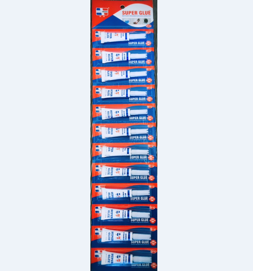 Блестящий клей 9,5 г 10 шт.