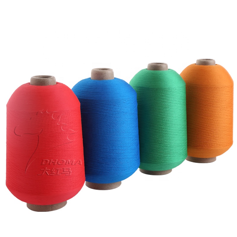 75d/2 WE for elastic webbing dope dyed polyester stretch yarn