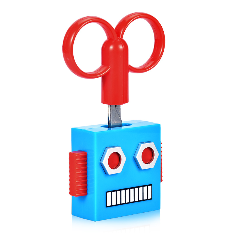 Creative robot craft scissors stationery set for kids