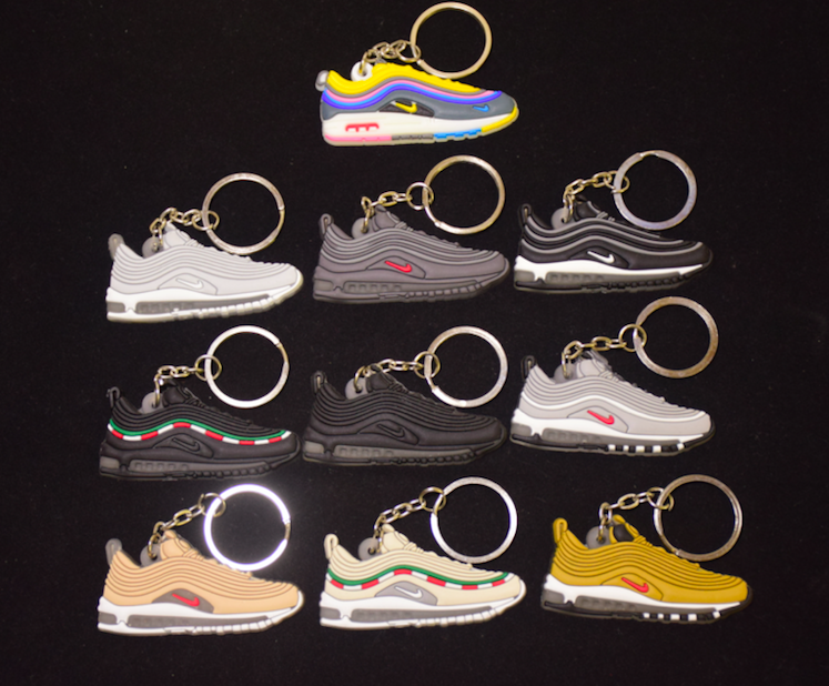 Бесплатная доставка DHL, высокое качество, резиновый брелок для ключей air max shoe, распродажа