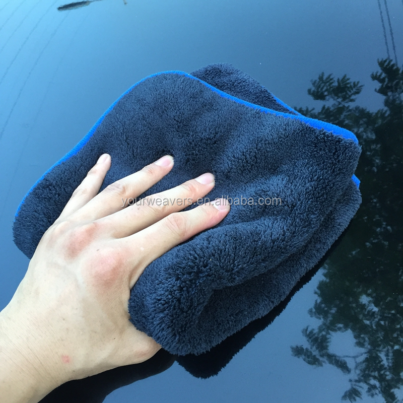 Водопоглощающее полотенце для мытья автомобиля 1200gsm плюшевые корейские полотенца из микрофибры для чистки автомобиля детализирующие полировальные полотенца серая ткань