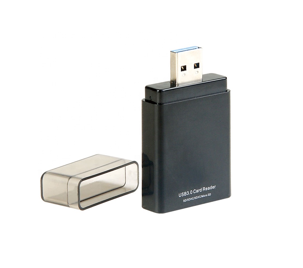 Super Speed USB3.0 SD Card Reader/Writer Support dual SD Cards