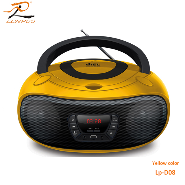Портативный караоке boombox с желтым цветом