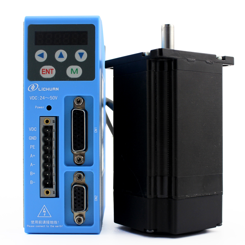 AC/DC шаговый двигатель комплект для Lichuan 3NM Nema24 2 Фаза servo хода шагового двигателя закрыть систему управления петлей