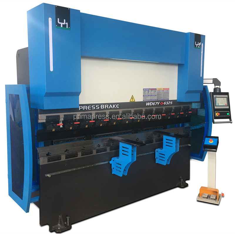 Прима бренд 3 оси CNC листогибочный пресс 80 тонн 3200 мм Delem DA52s системы ЧПУ с Y1 Y2 оси X