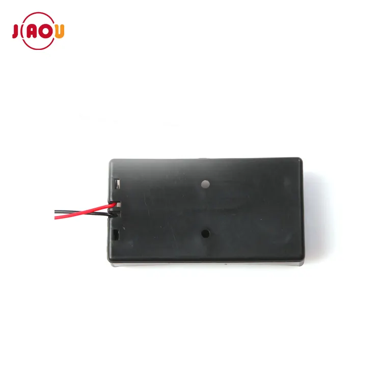 JIAOU 7.4V  18650 Battery Holder case with wires 2 Cells Battery Box