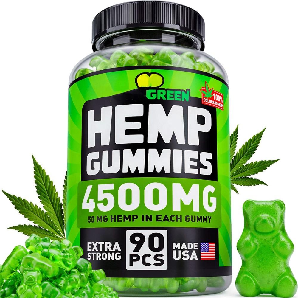 Горячий полный спектр Конопляный экстракт CBD Gummy Bear-безопасный и органический