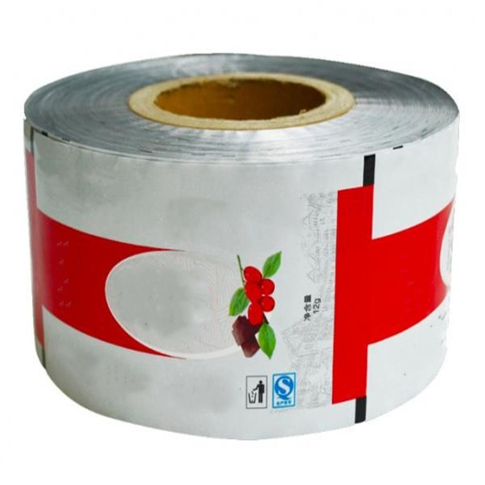 plastic custom printing laminated aluminum foil plastic film rolls for food packaging