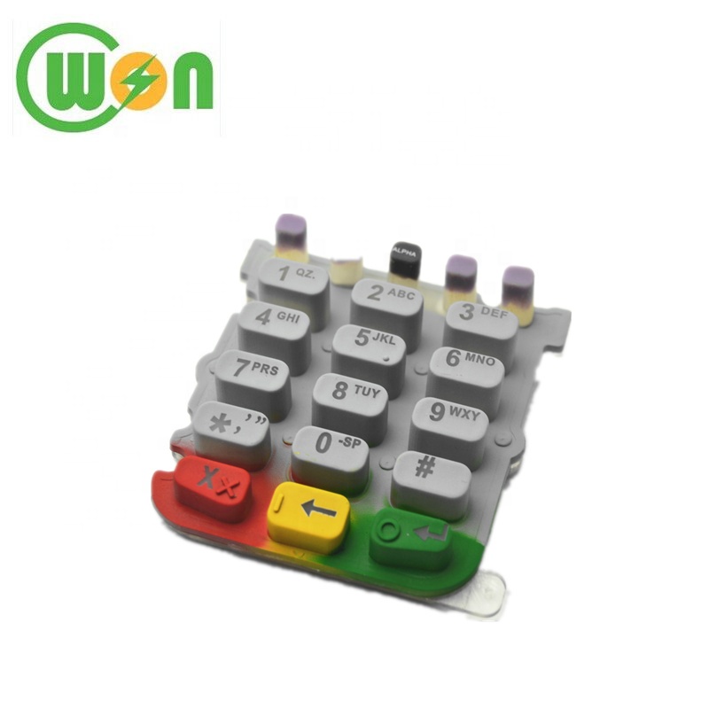 Высококачественный Pos-терминал, запасные части для клавиатуры Verifone VX520 с функциональной кнопкой