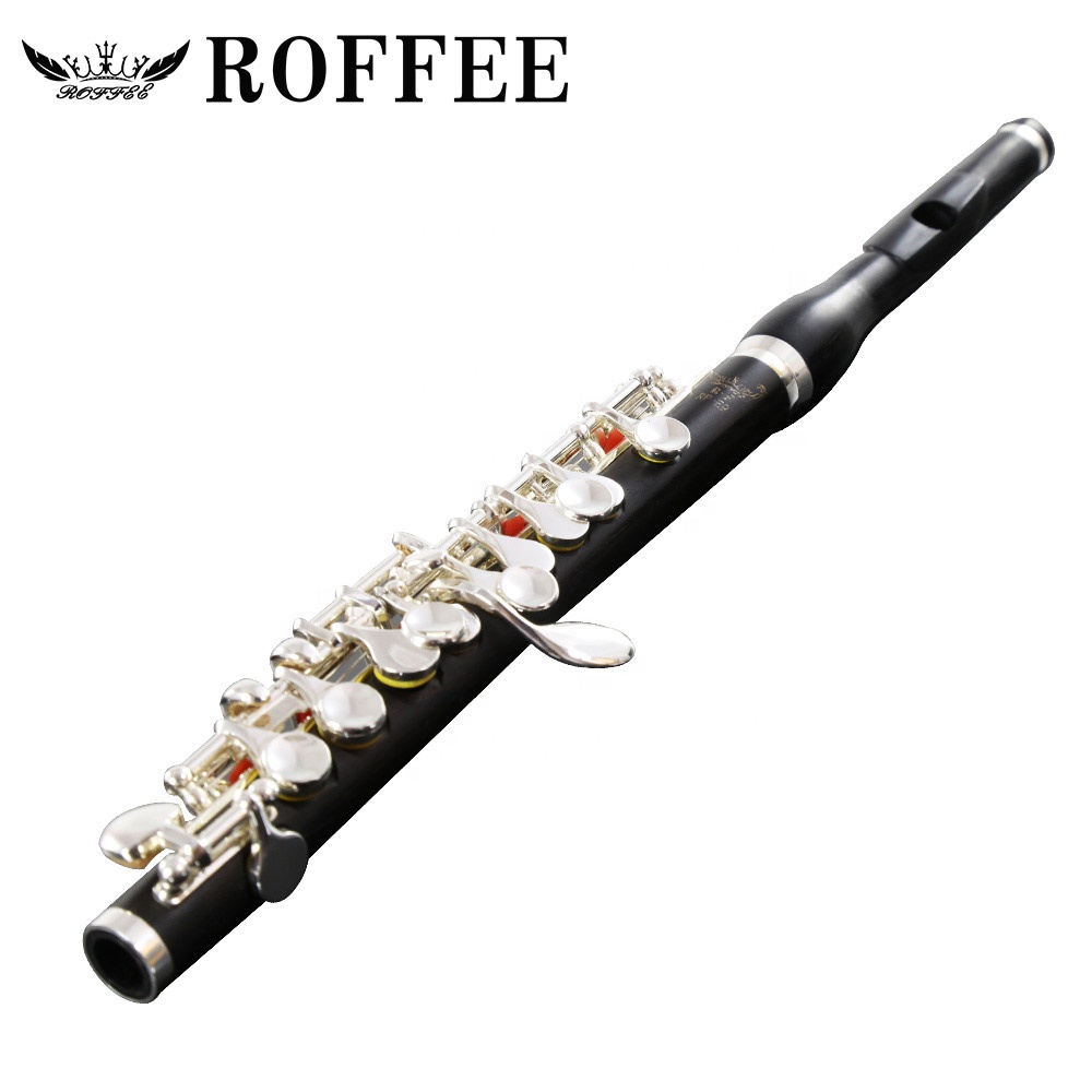 ROFFEE E9 профессиональный уровень производительности эбеновый корпус Cupronickel посеребренные ключи маленький