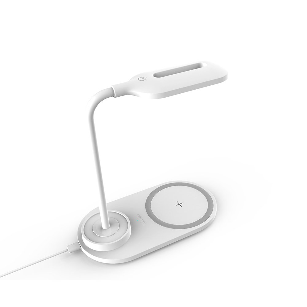 2020 настольная лампа Беспроводное зарядное устройство с USB порт для зарядки для мобильного телефона