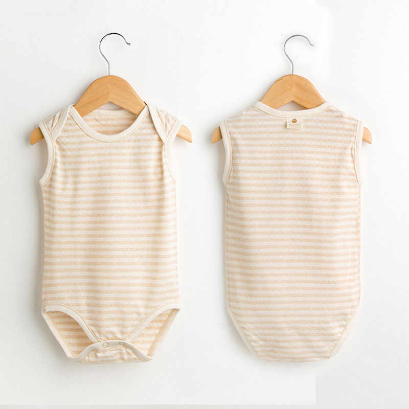GOTS certified organic cotton custom baby bodysuit summer