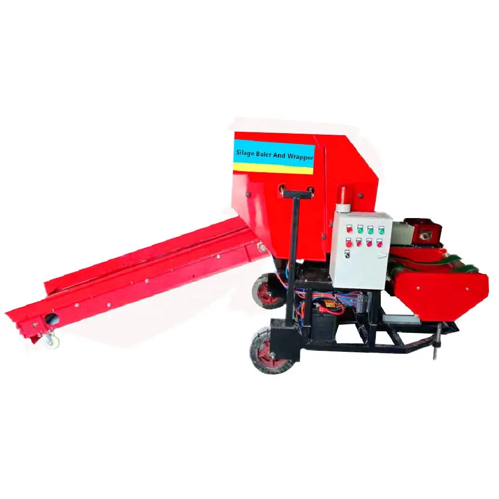 Mini Automatic Diesel Engine Hay Baler For Sale