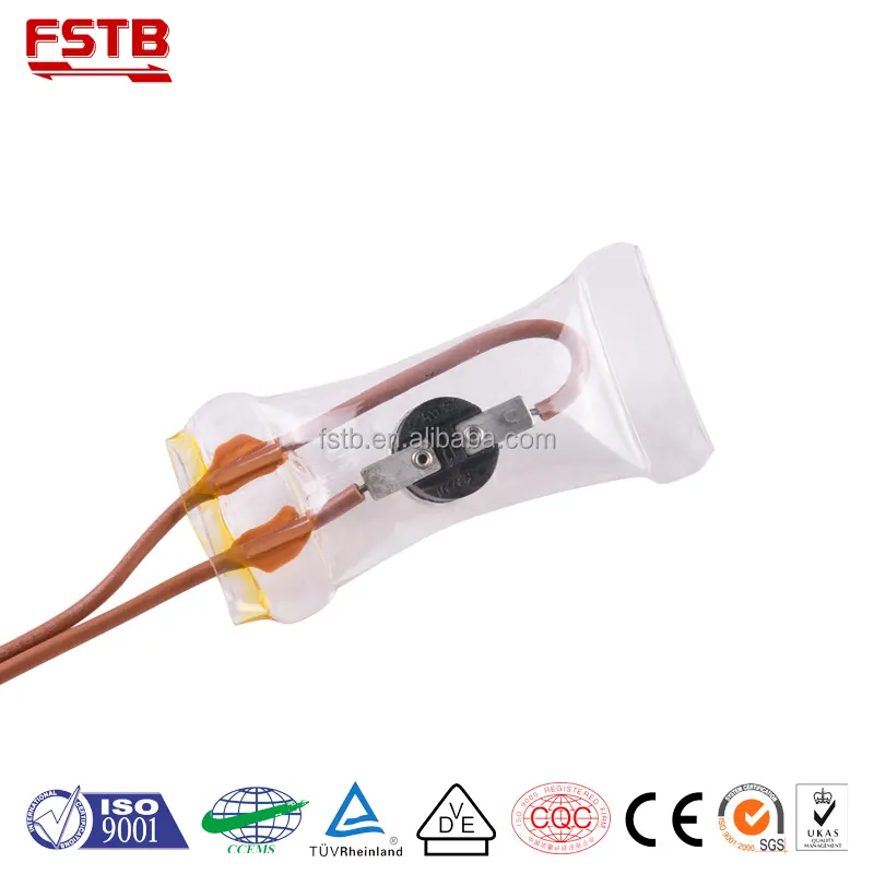 FSTB KSD303-A Waterproof Defrost Thermostat Bimetal Thermal Switch