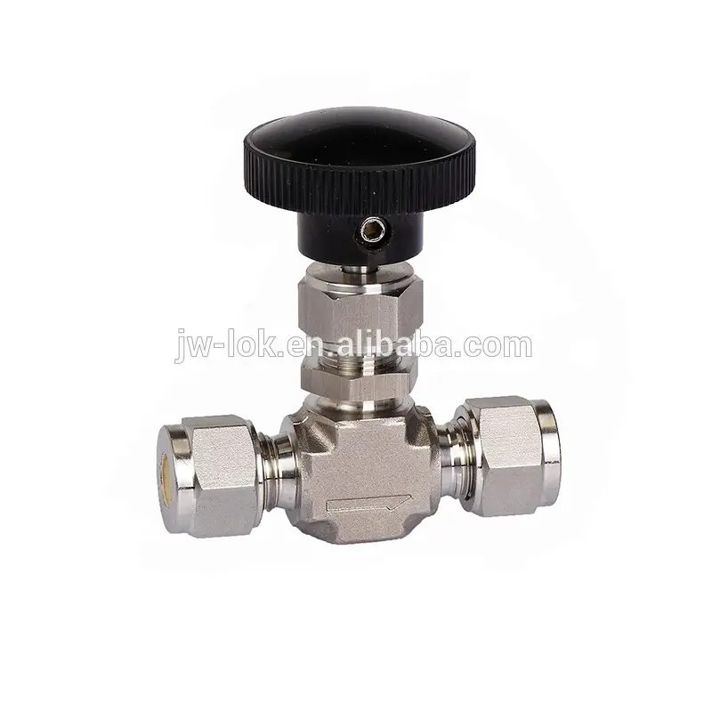 SS high pressure adjustable neeedle valve