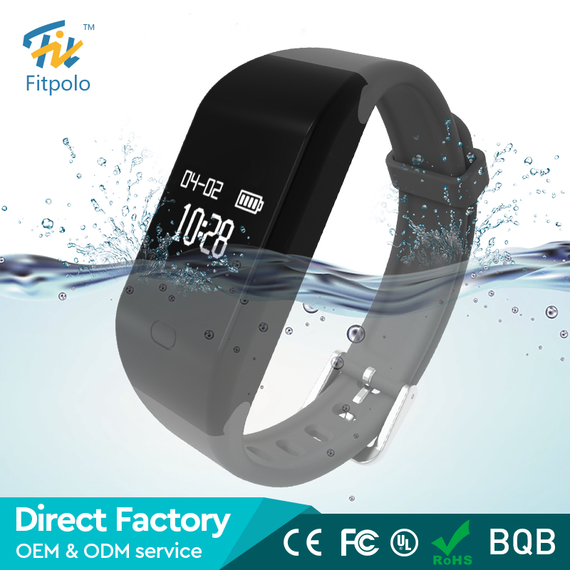 Fitpolo горячая Распродажа больше цвета водонепроницаемый фитнес-трекер с пульсометром