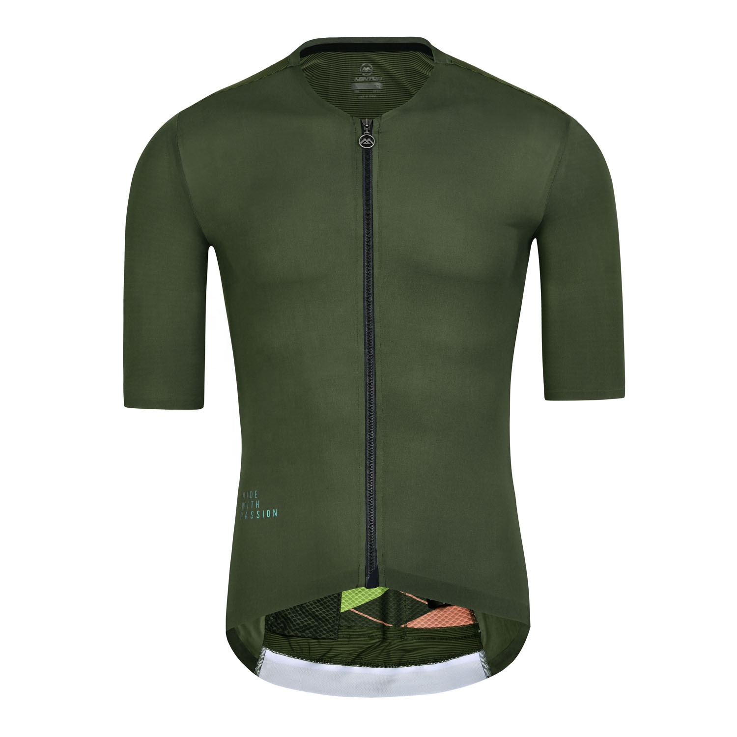 MONTON TRAVELER III OLIVE GREEN MENS CYCLING JERSEY