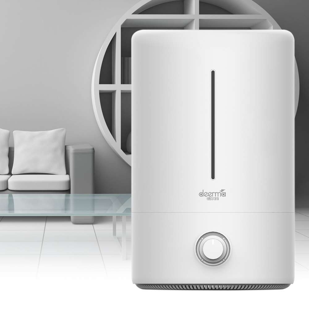 Оригинальный увлажнитель воздуха Xiaomi Deerma 5L, Бесшумный ультразвуковой аромадиффузор, бытовой распылитель тумана, Очищающий увлажнитель, масло