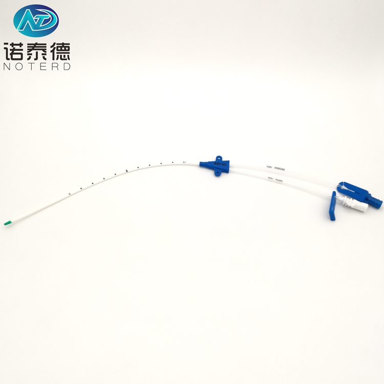 Medical double lumen central venous catheter kit set
