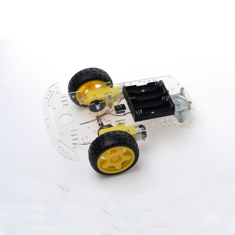 Набор акриловых шасси 2WD Smart Robot для автомобиля, металлический редуктор 300 об/мин для самостоятельной сборки