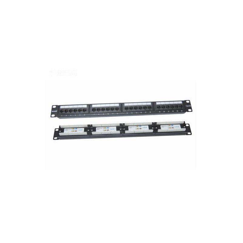 XL-P5E0024 высокое качество Cat5E Keystone Jack UTP 24 порта патч-панели двойным iidc 110 IDC крона IDC типов патч-панель