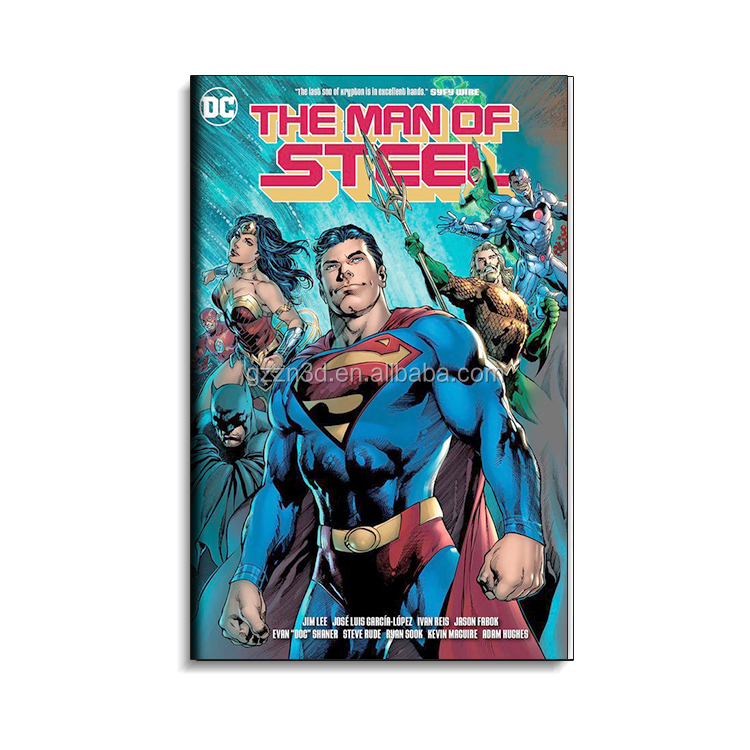 Знаменитый персонаж фильма 3D Lenticular книга обложки/3D обложка книги