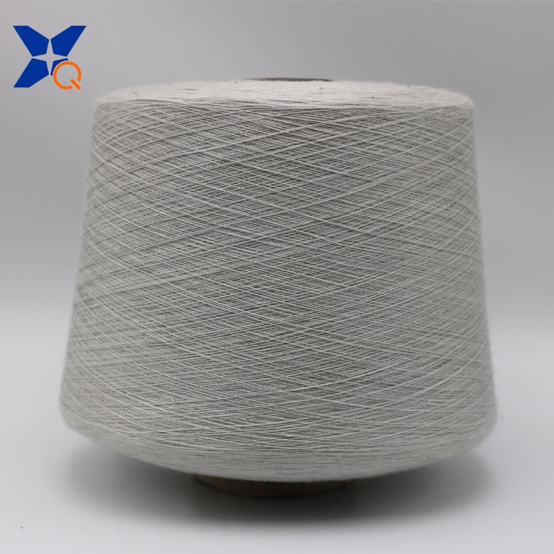 Штапельное волокно из нержавеющей стали Ne21/1ply 15%, смешанное с 85% твердой акриловой проводящей пряжей для сенсорного экрана