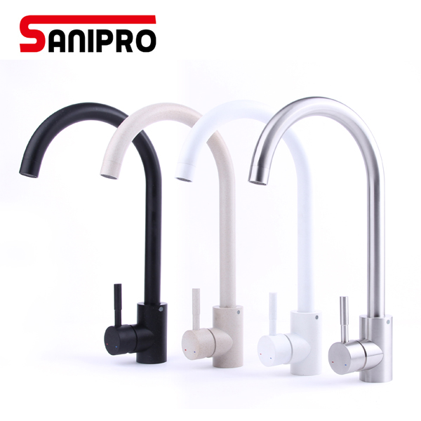 Sanipro оптовый SS 304 кухонный кран из нержавеющей стали