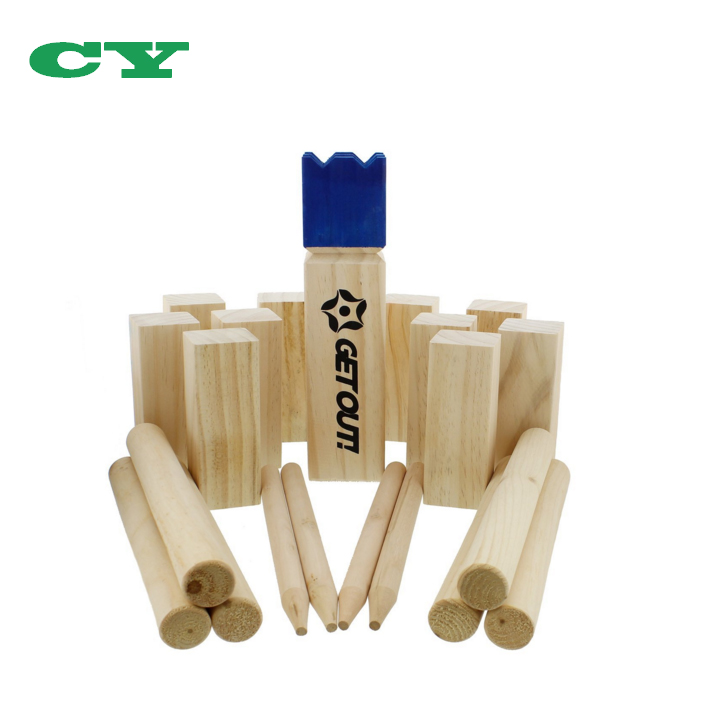 Набор деревянных игр Kubb «лужайка викингов», 21 шт.