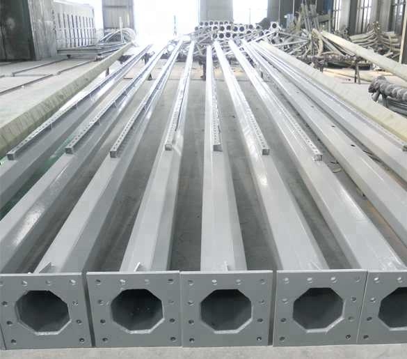 Galvanized and Powder coating Traffic light singal pole