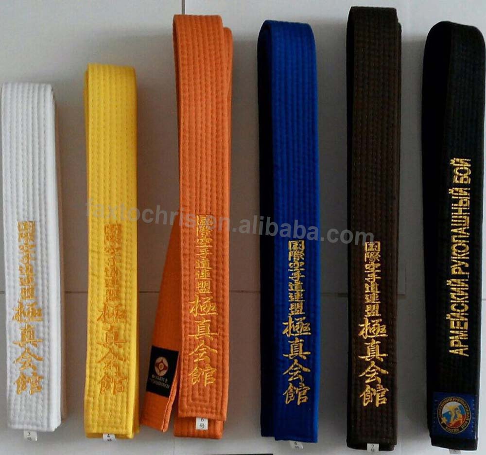 Профессиональные ремни для каратэ Kyokushin