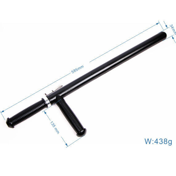 Пластиковая дубинка Tonfa с пряжкой для полиции