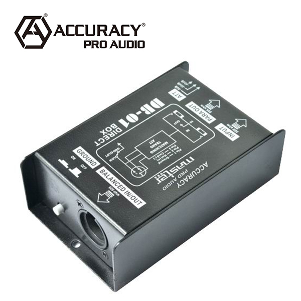 Accuracy Pro Audio Professional Passive Direct DI Box DB-01