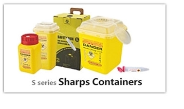 Hospital 5L Sharps Container Disposable Sharp Box Medical Waste Container