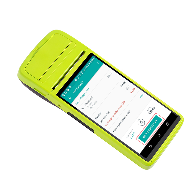 5,5 дюймовый КПК многофункциональный сенсорный все в одном pos-терминал android pos-терминал