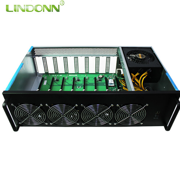 Новый дешевле 8 PCIE эфириума Crypto GPU добыча буровая машина сервере Дело питания графических карт вентиляторы БП прямо из фабрики OEM!