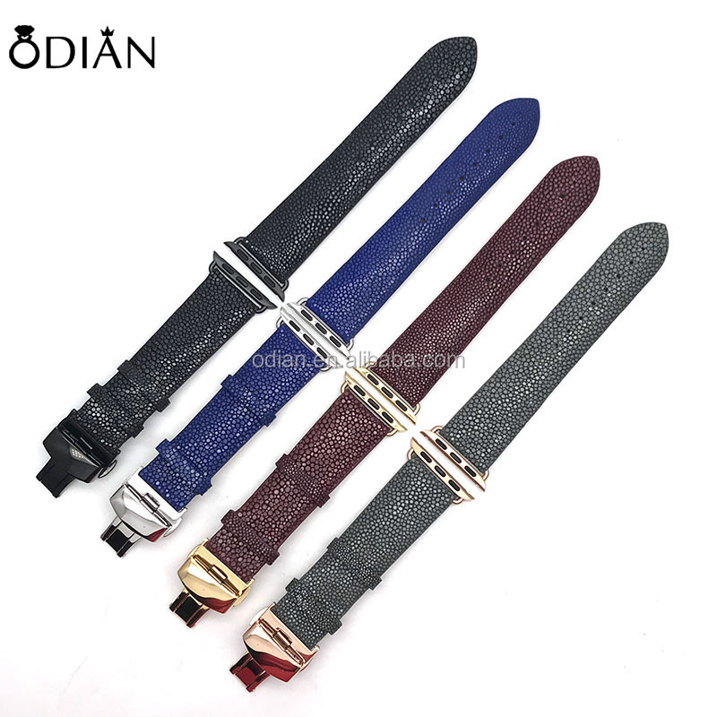 Stainless Steel Matt Polished Butterfly Watch Band Replacement Clasp Buckle