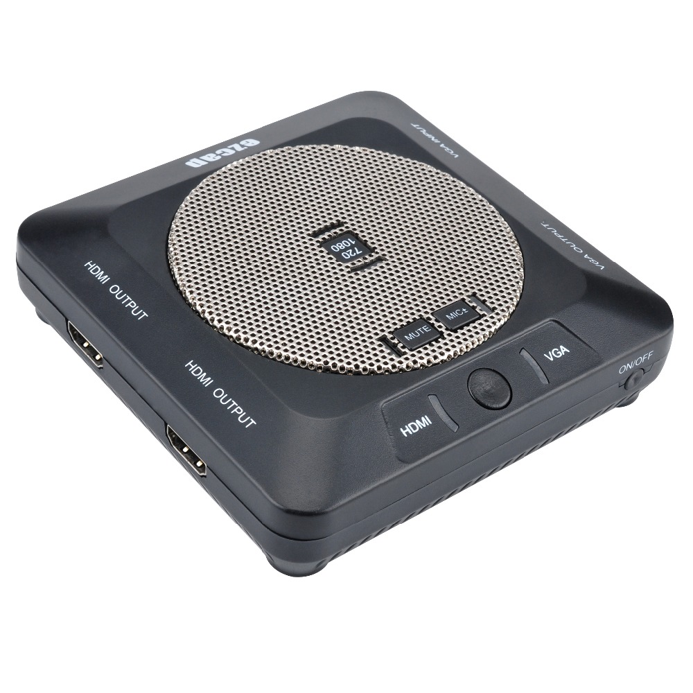 Ezcap289 автономный VGA HDMI 1080p 30 кадров в секунду видео Лекция захват встречи Экстремальный колпачок к USB со встроенным микрофоном