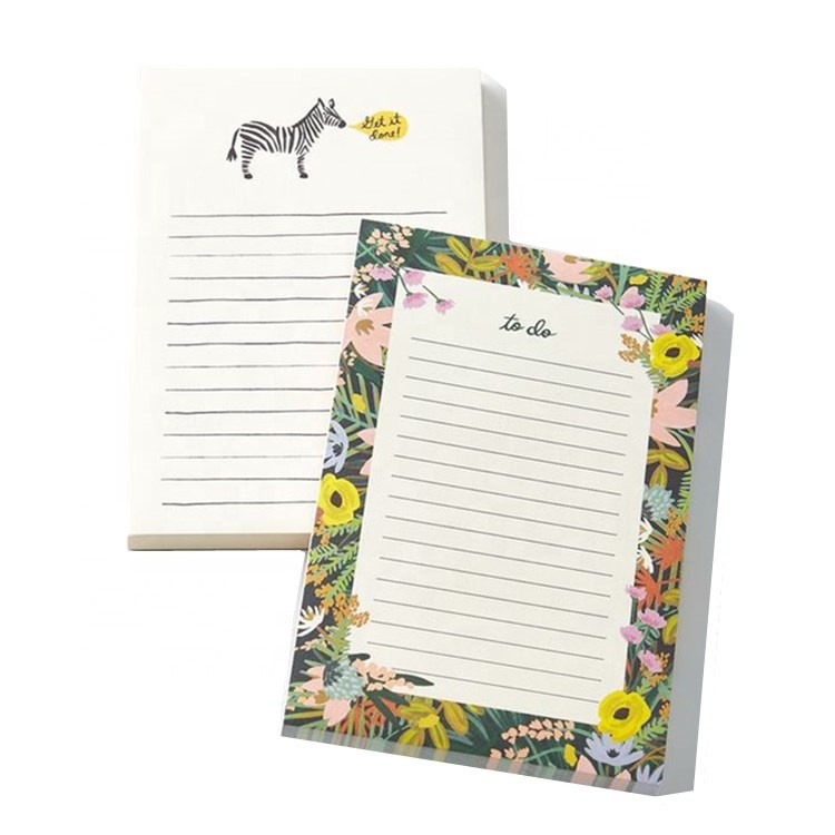 Custom Printing Loose Leaf 100 Sheets A5 A4 Size To Do List Notepad