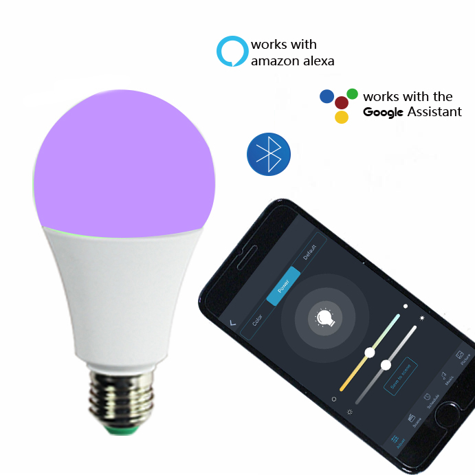 7 Вт bluetooth сетки 4,0 настраиваемых цветовой температуры меняется rgbw smart led лампочки