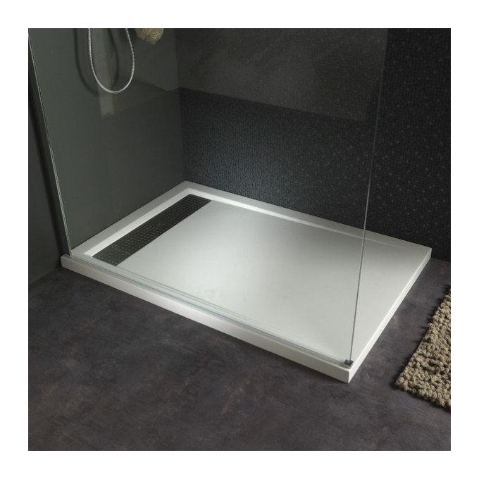 Белый акриловый поднос для душа Ziax 90x90 см