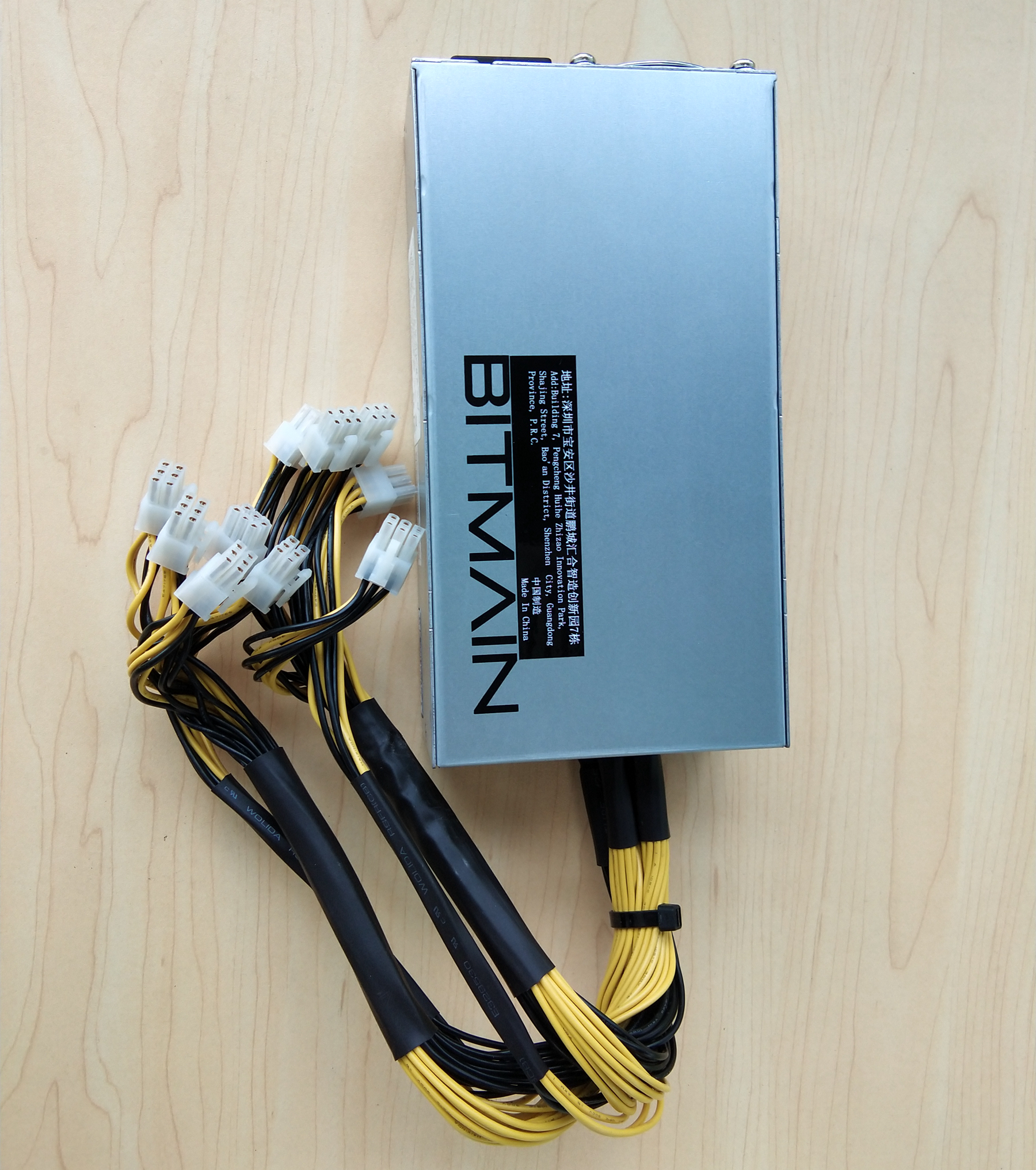 Оригинальный Antminer APW7 1800 Вт Bitmain PSU блок питания