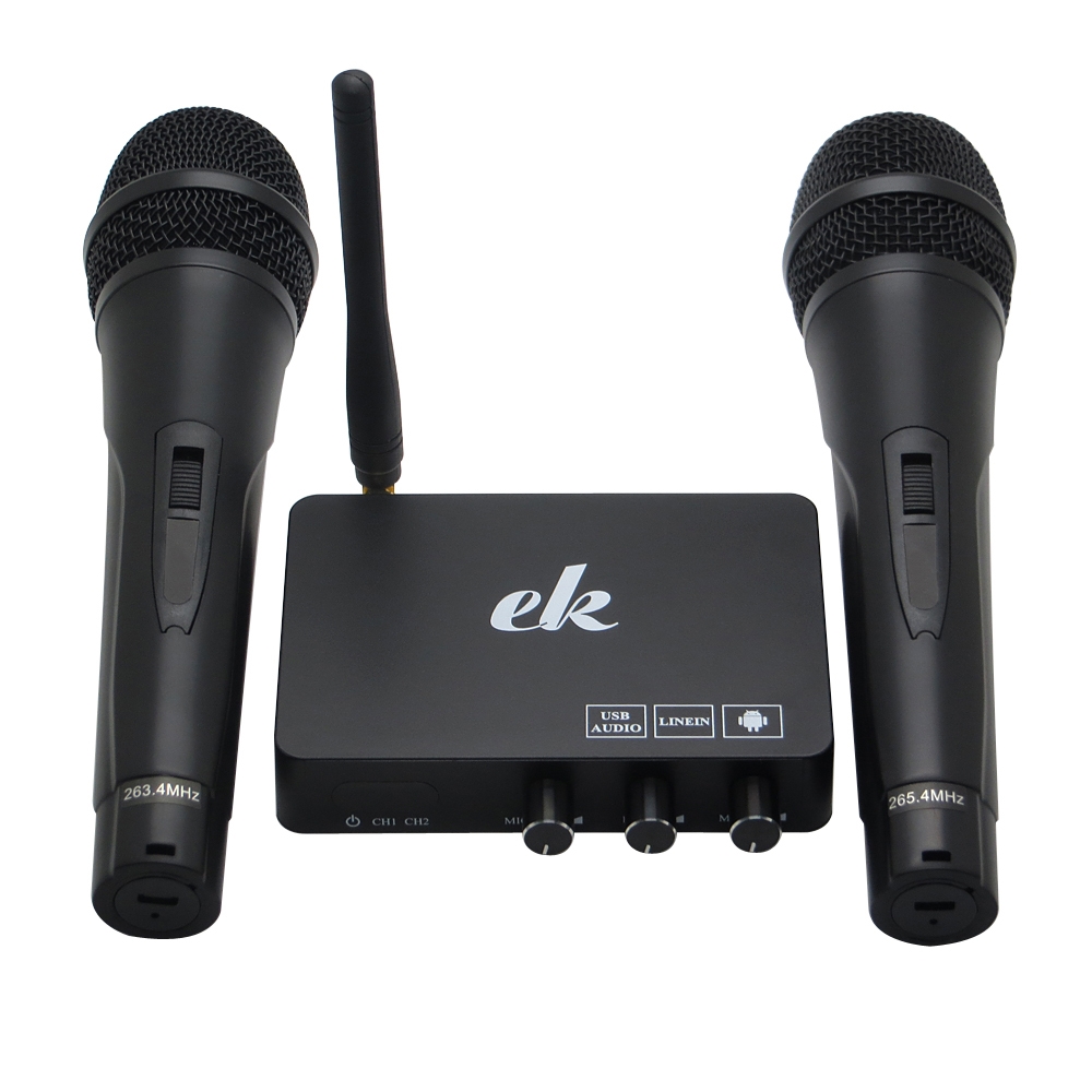 K2 Android TV Box PC домашний КТВ мини Караоке Эхо миксер система цифровой звук аудио миксер пение машина + 2 беспроводной микрофон