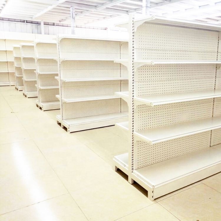 Удобство магазин дисплей полка Двусторонняя продуктовый магазин полки