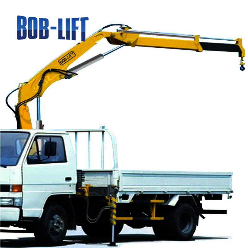 portable lift manual hydraulic tractor truck mounted crane